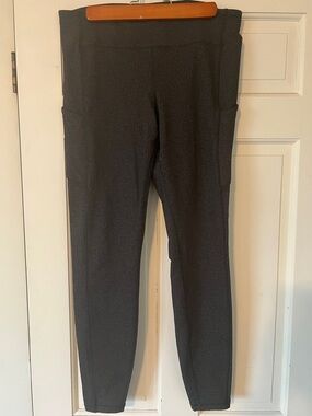 lululemon athletica Charcoal Textured Leggings with Side Pockets